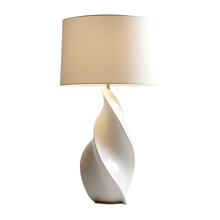 Traditional Ivory Table Lamp - Imagen 3