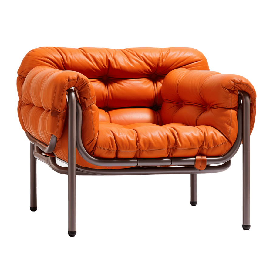 Danish Leather Lounge Chair