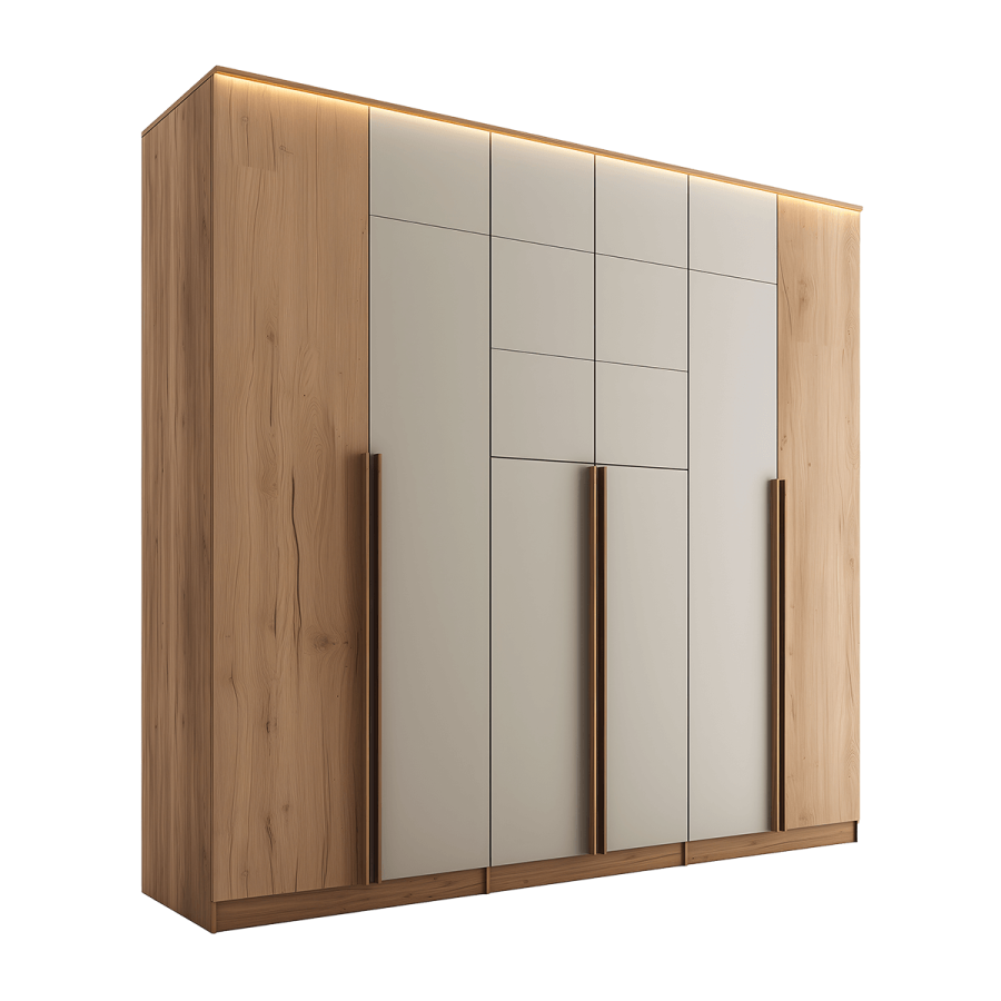 Cabinet Cupboard with 4 Doors - Imagen 2