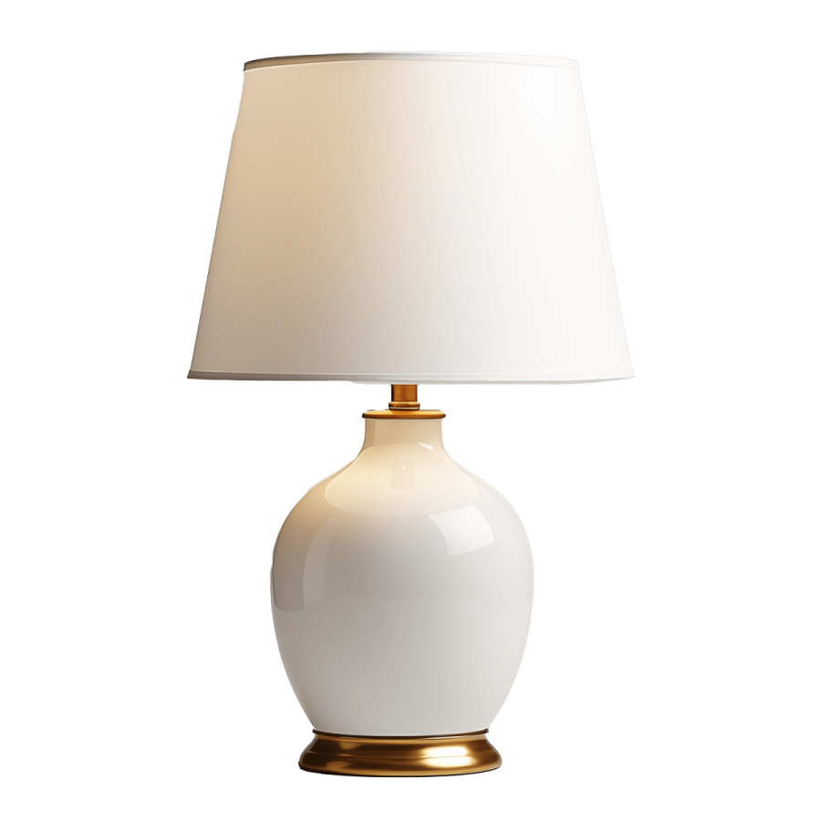 Traditional Ivory Table Lamp - Imagen 4