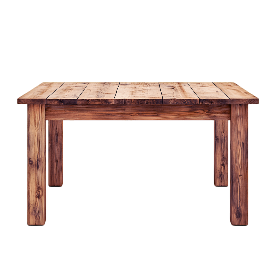 Solid Wooden Dining Table - Imagen 2